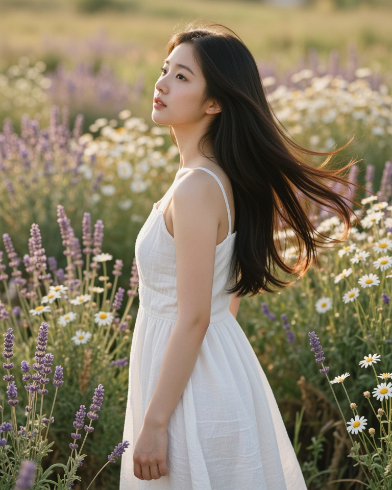 꽃밭 속의 산책