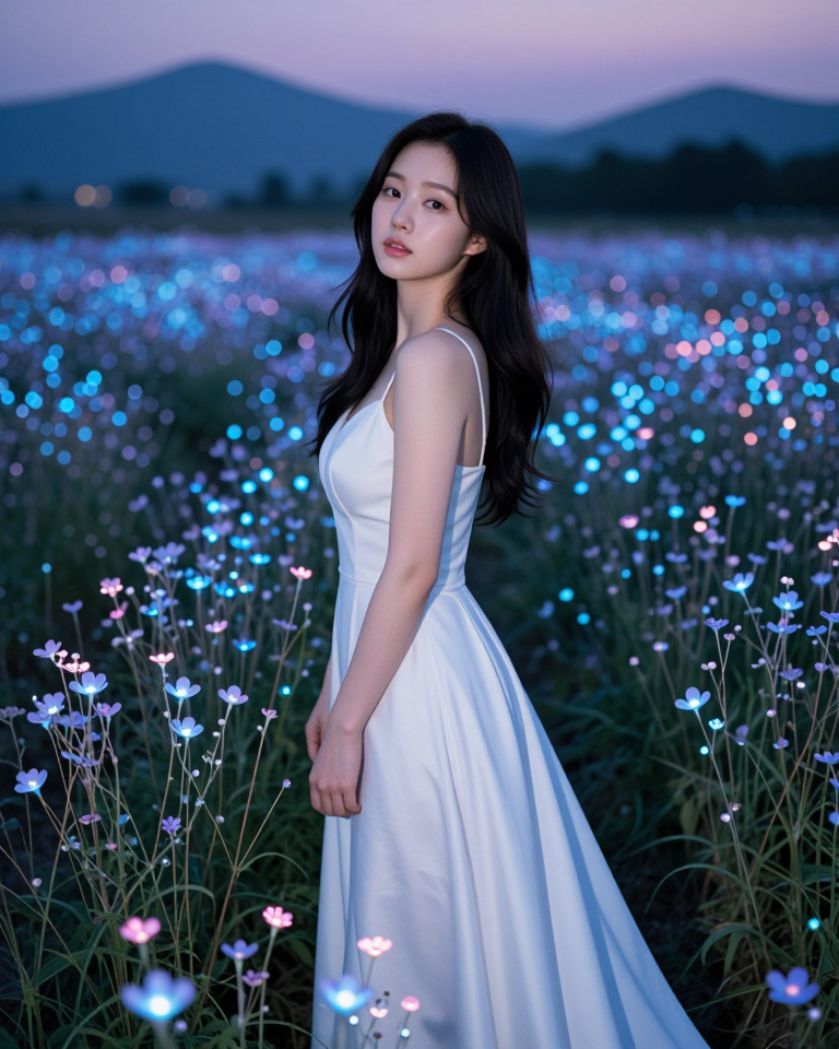꽃의 바다 속으로