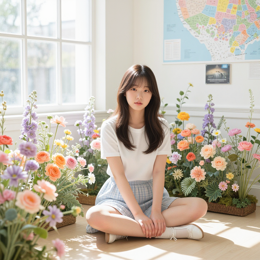 꽃향기 가득한 방